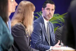 Jeronimo Meira da Cunha, general director of Portugal's DGEG, speaking at WindEurope 2024.