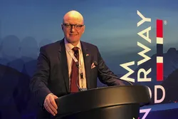 Hans Frode Kielland Asmyhr er Norges sjømatråds utsending til Storbritannia. Pressefoto